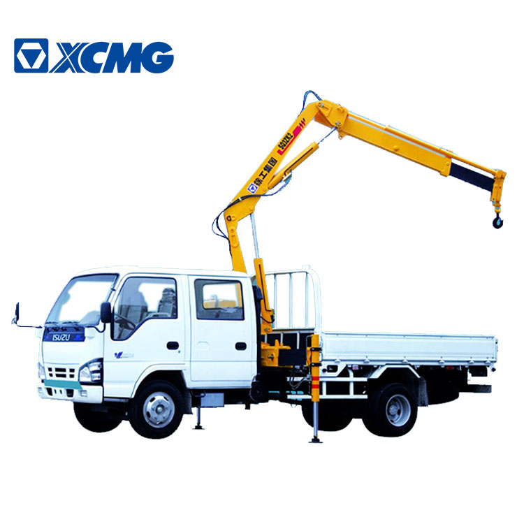 XCMG Official SQ1ZK2 1.5 ton mini knuckle boom crane truck mounted for sale